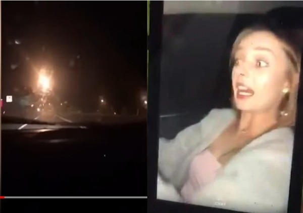 21歲女駕駛和閨密玩命自拍　鏡頭拍下她最後一刻驚恐表情。（圖／翻攝自YouTube／News Leak）