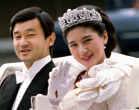 ▲▼1993年，德仁皇太子與雅子妃大婚。（圖／路透）