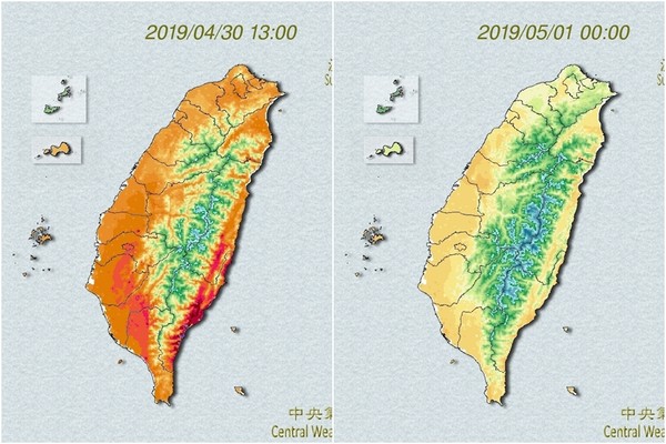 ▲▼全台北→南甩雨！3天雨彈時程表：集中這12小時　「下周雨勢更精彩」。（圖／中央氣象局） 