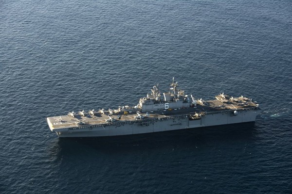 ▲美軍兩棲攻擊艦美利堅號（USS America）。（圖／翻攝自美軍陸戰隊官網） 