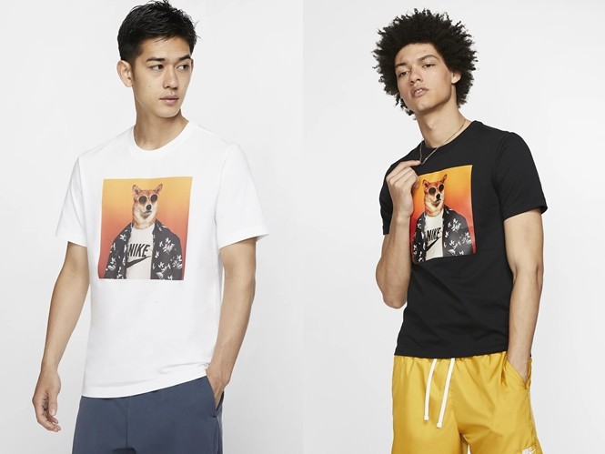▲Nike Sportswear「Shiba Inu Pup」。（圖／翻攝自IG@mensweardog、Nike、atmos）