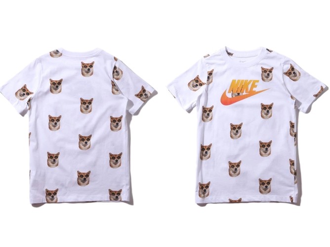 ▲Nike Sportswear「Shiba Inu Pup」。（圖／翻攝自IG@mensweardog、Nike、atmos）