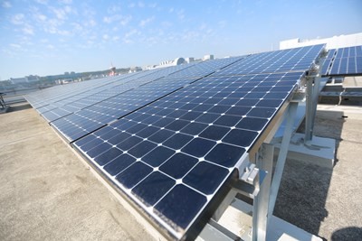 ▲台中市政府補助設置太陽能系統。（圖／台中市政府提供）