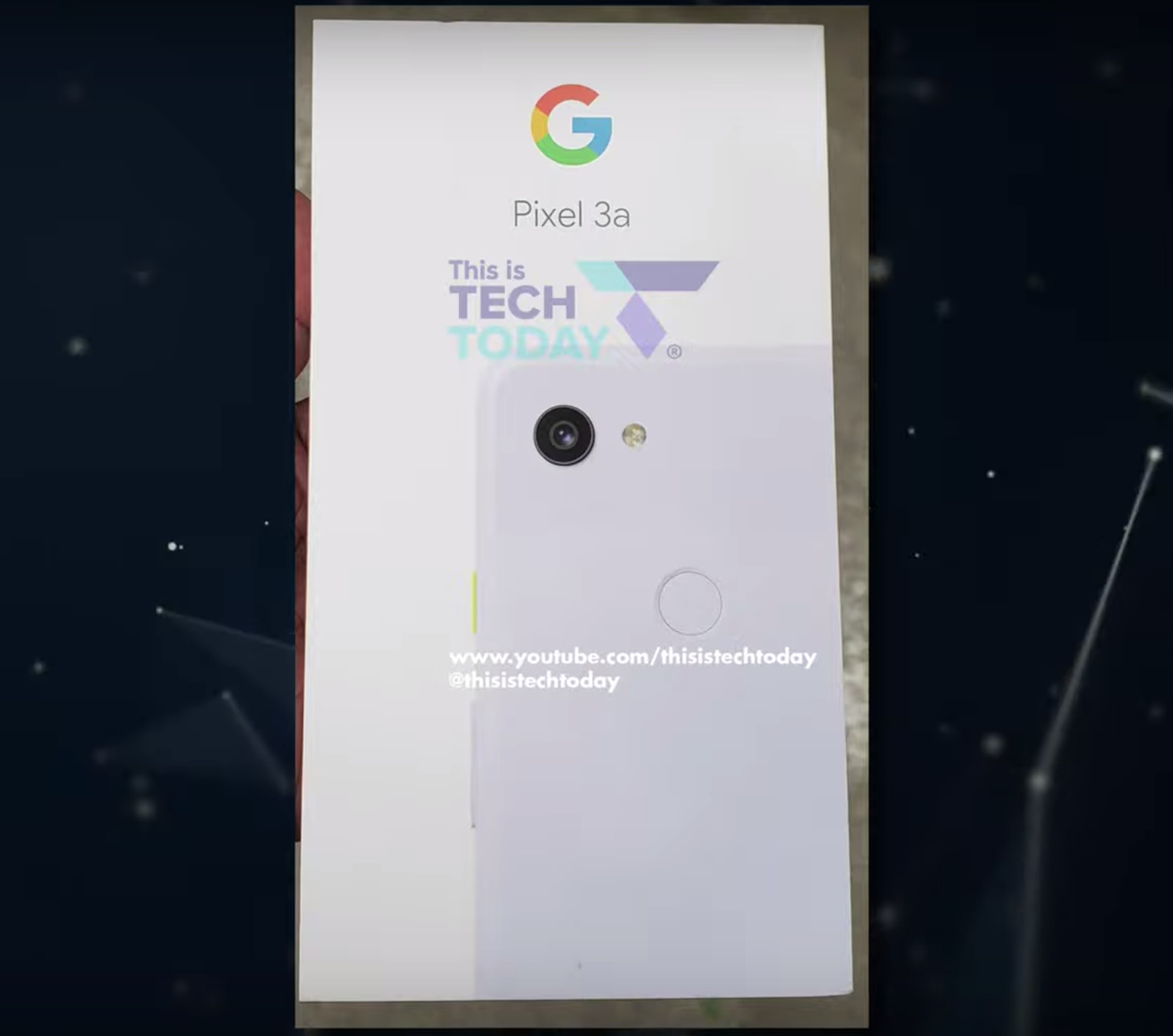 ▲▼Google Pixel 3a規格、新色命名曝光。（圖／翻攝自YouTube頻道This is Tech Today）