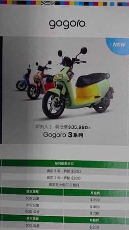 ▲「Gogoro 3系列」未上市先外流！最低35980元起搶買菜車市場。（圖／翻攝自網路）