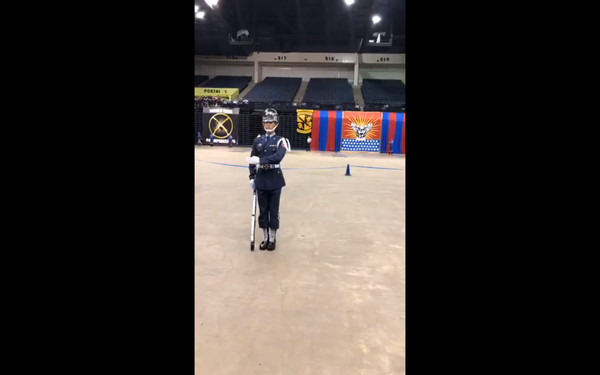 ▲▼空軍儀隊下士黃士宸代表我國赴美參加2019世界儀隊錦標賽。（圖／翻攝自空軍司令部粉絲專頁）