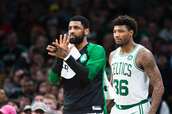 ▲▼塞爾提克厄文（Kyrie Irving，左 ）、史馬特（Marcus Smart，右）（圖／CFP）