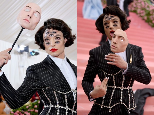 ▲MET Gala／《怪兽》伊萨米勒（图／翻摄自voguehommes IG、达志影像／美联社）