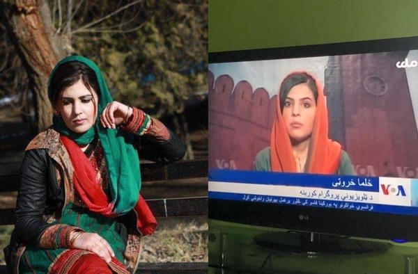 ▲▼阿富汗前電視節目主持人蒙哥（Mina Mangal）在首都喀布爾（Kabul）遭到近距離槍殺，發生時間竟在當地時間上午7時20分。（圖／翻攝自推特／@ZalmaKharooty）