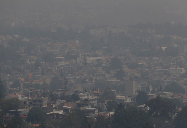 ▲▼墨西哥空氣汙染,空汙。（圖／路透）