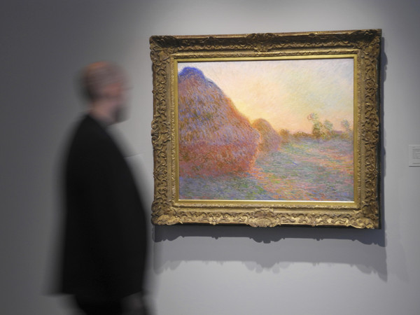 ▲▼法國19世紀印象派大師莫內（Claude Monet）的名畫作《乾草堆》（Meules）以高達1.107億美元（約34.5億台幣）的價格售出。（圖／達志影像／美聯社）
