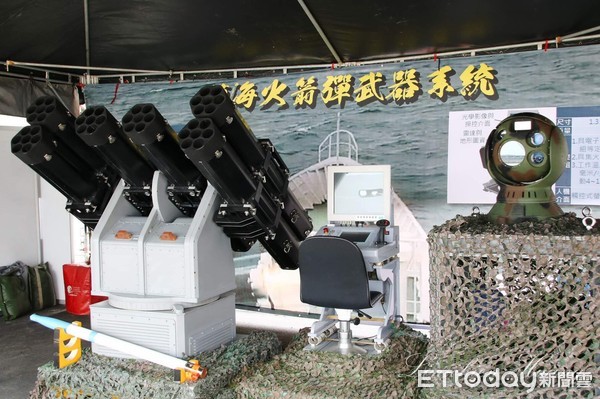 ▲海巡署針對艦隊加裝70火箭彈武器系統引爭議進行說明。（圖／記者張君豪翻攝）