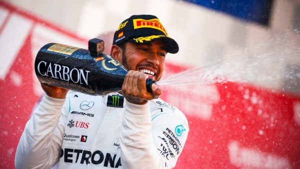 ▲F1西班牙站Hamilton拿下冠軍。（圖／翻攝Mercedes-AMG F1）