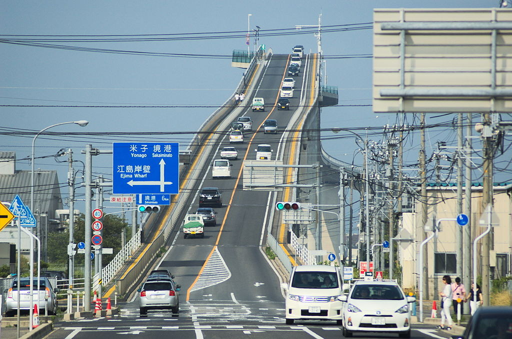 日本最陡拉麵橋 江島大橋 近90度超斜橋面像通往天空 Ettoday旅遊雲 Ettoday新聞雲