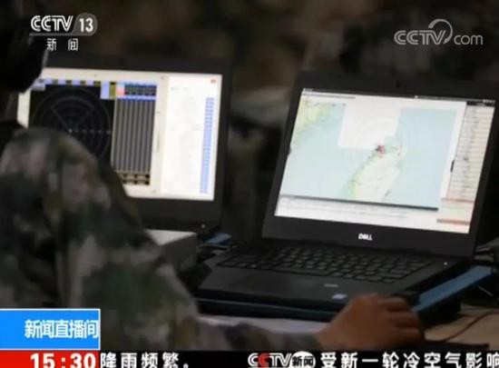 ▲▼解放軍陸軍組織「防空奇兵-2019」比武競賽，考核過程清楚出現台灣地圖，軍媒報導同時透露模擬打下我國幻象-2000戰機。（圖／翻攝自央視）