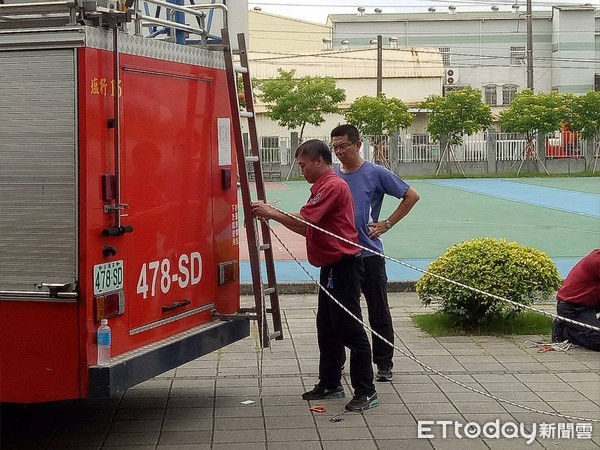 ▲內政部消防署至台南市評核台南市義消救災能力，獲得團體成績特優佳績。（圖／記者林悅翻攝，下同）