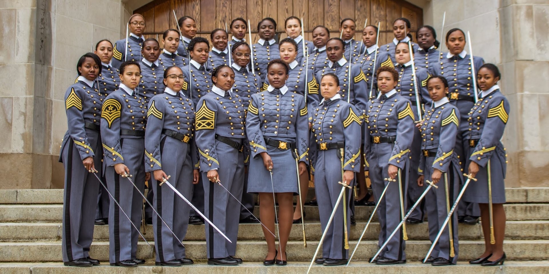 ▲▼西點軍校34名非裔女性下周畢業。（圖／Hallie Pound）
