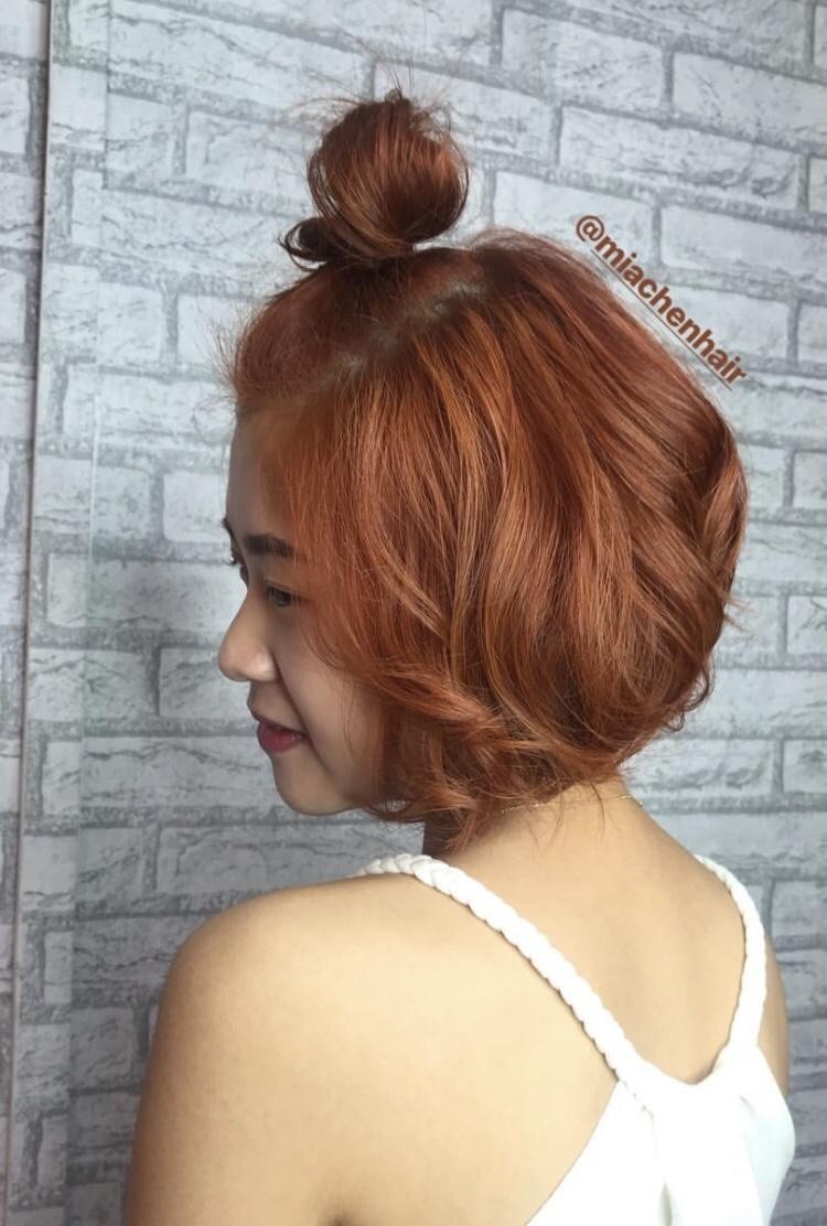 ▲StyleMap暖度破表「番茄橘紅色」染髮自帶好氣色！（圖／StyleMap提供）