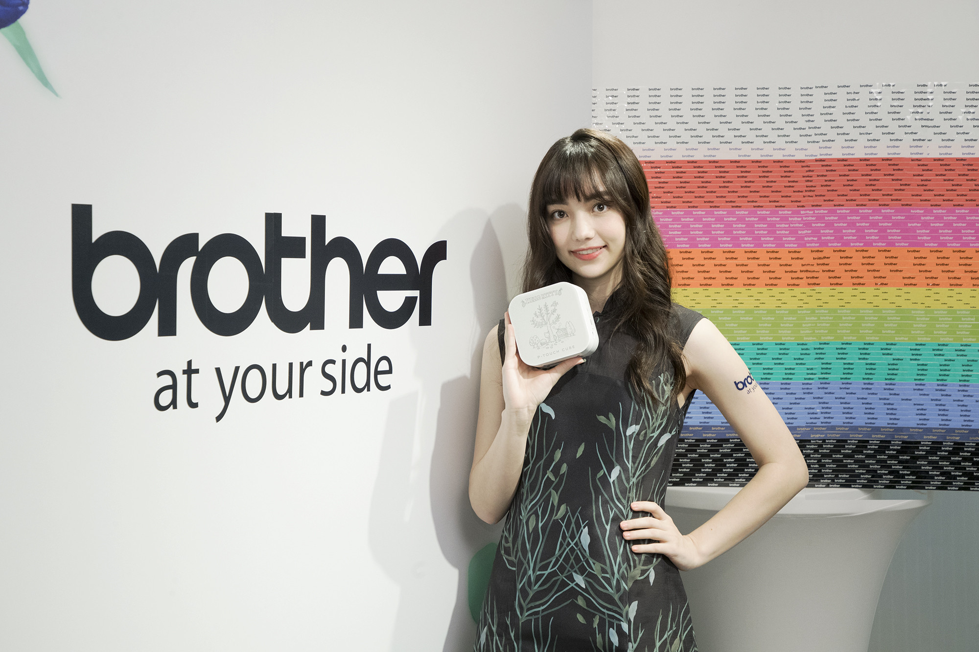 ▲▼圍棋女神黑嘉嘉出任Brother品牌形象大使。（圖／台灣兄弟提供）