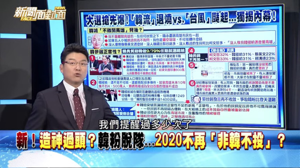 ▲▼謝震武點出兩件事，韓國瑜錯失2次表現機會。（圖／翻攝新聞面對面YouTube）