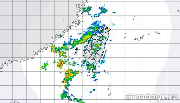 ▲▼明天華南雲雨區東移。（圖／氣象局）