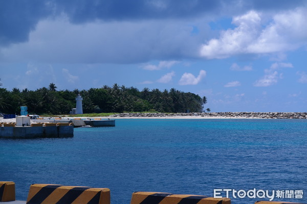 ▲▼太平島南沙碼頭，104年南沙碼頭啟用至今，大幅增加南沙醫寮救援及緊急運補。（圖／記者呂佳賢攝）