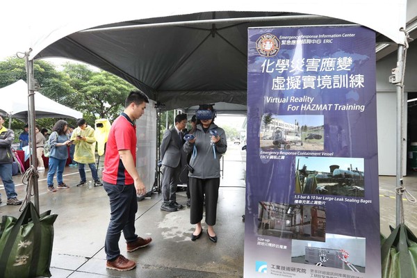 ▲新竹市政府副市長沈慧虹主持演練」。（圖／新竹市政府提供）