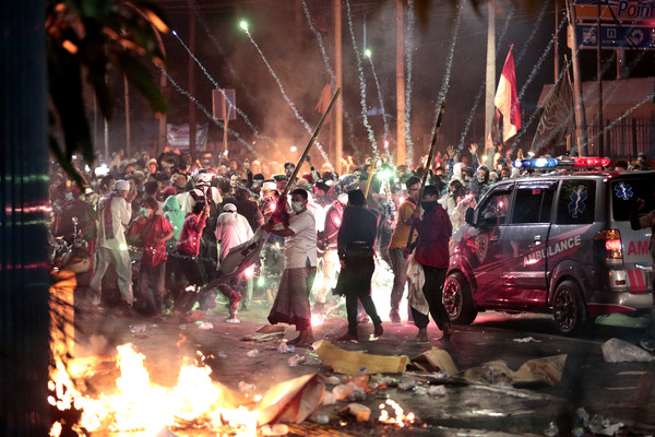 ▲▼印尼雅加達選後騷亂。（圖／達志影像／美聯社）
