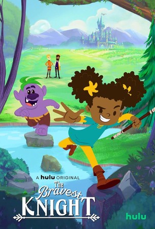 ▲▼兒童動畫影集《最勇敢的騎士》（The Bravest Knight），10歲的女孩主角妮雅（Nia）雙親是一對男同志。（圖／翻攝自Hulu）