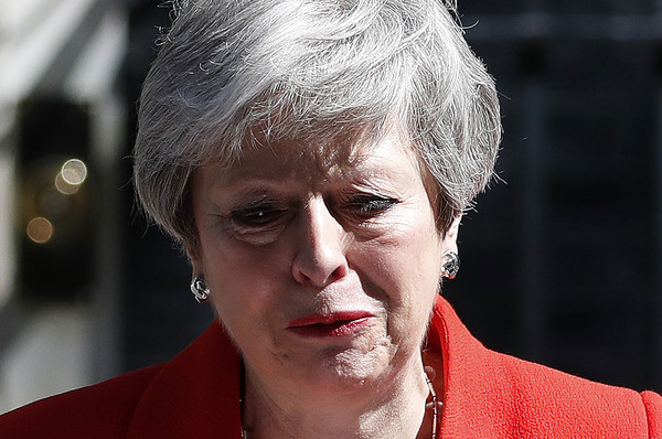 ▲▼ 英國首相梅伊（Theresa May）請辭保守黨黨魁。（圖／達志影像／美聯社）
