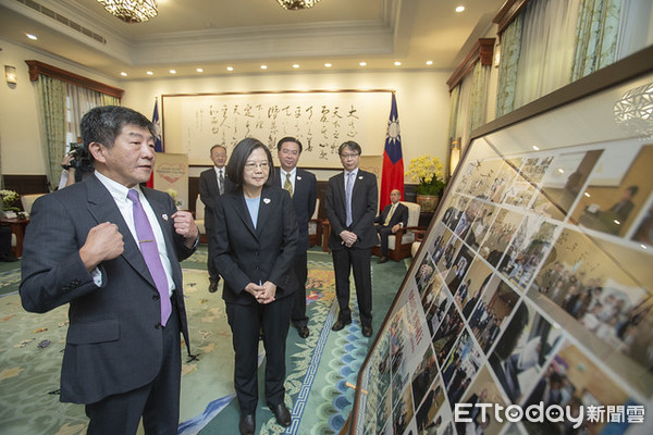 ▲蔡英文接見世衛行動團。（圖／總統府提供）