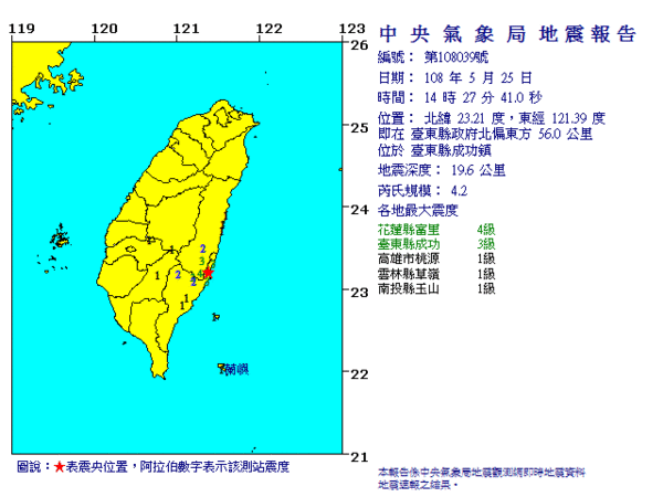 ▲▼地震。（圖／氣象局）