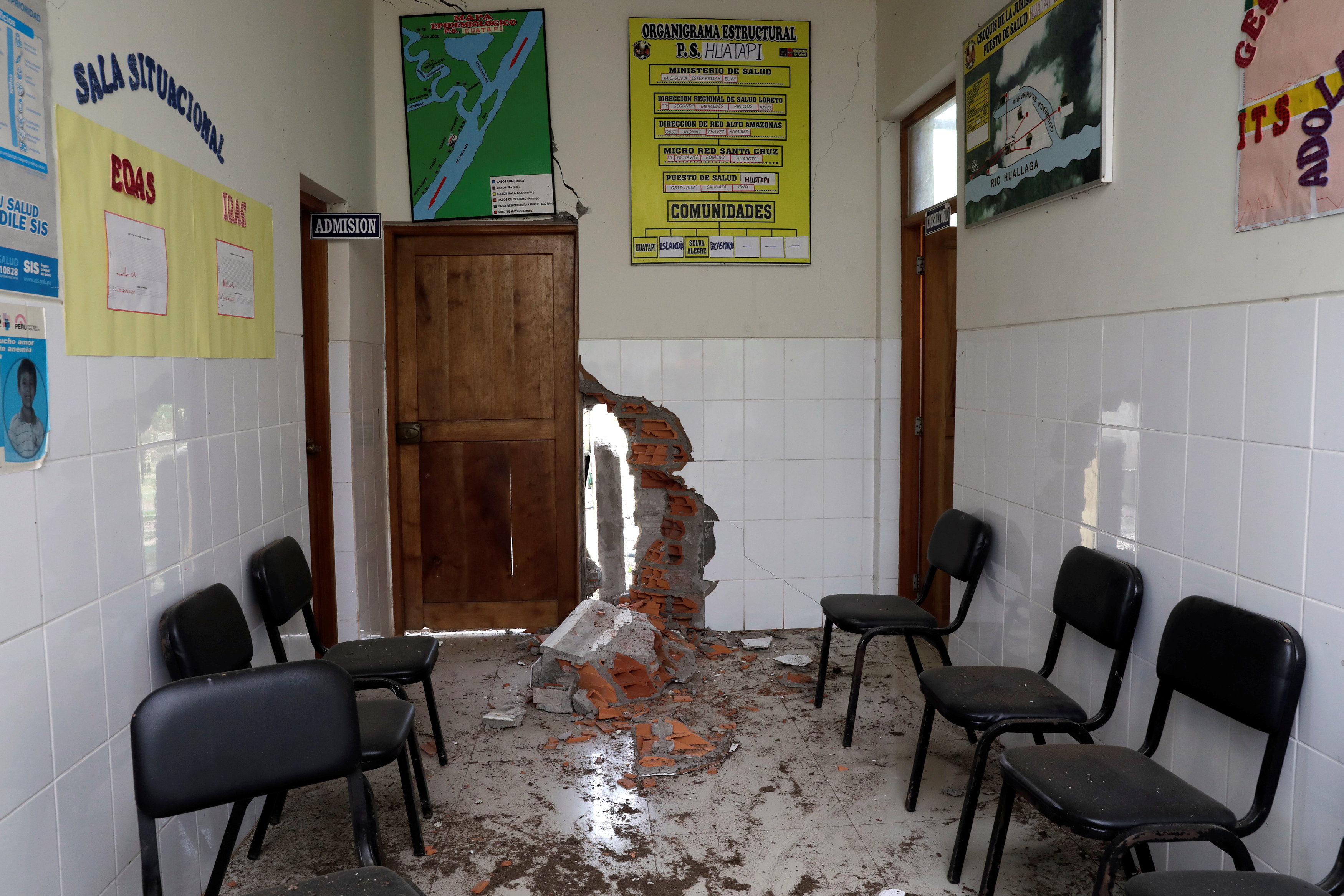 ▲▼祕魯26日清晨發生規模8.0強震。（圖／路透）