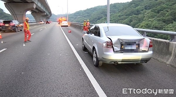 ▲▼五楊高架橋死亡車禍。（圖／攝影中心攝）