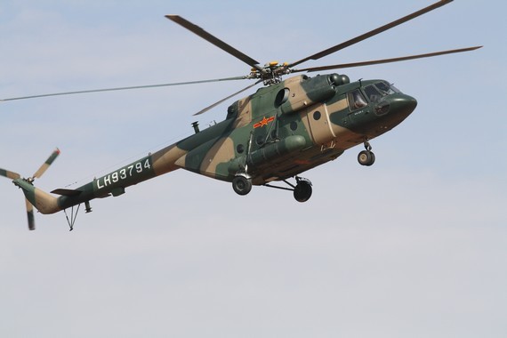 ▲解放軍-17B-5型直升機。（圖／翻攝自人民網）