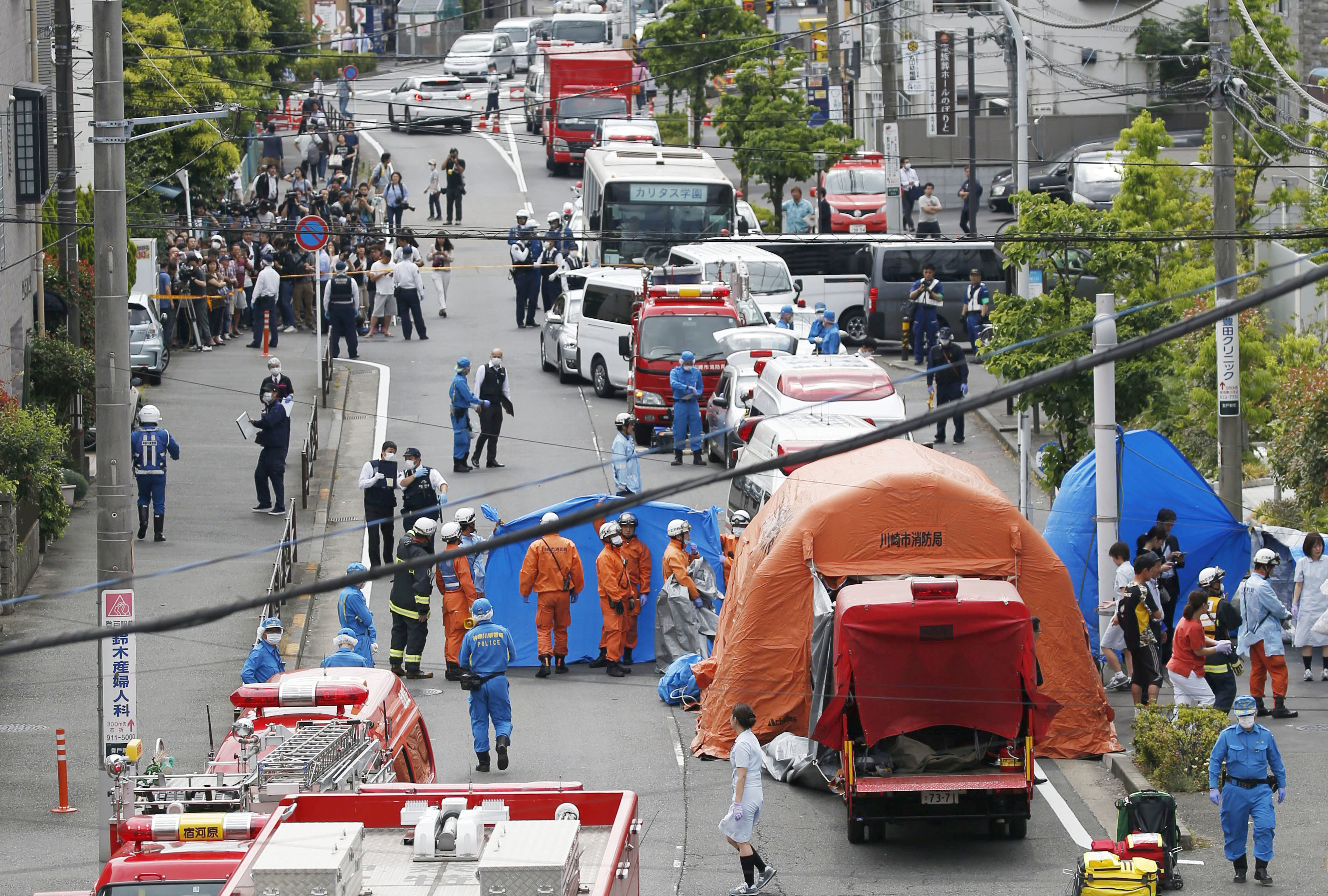 ▲▼ 日本神奈川縣28日發生隨機傷人案 。（圖／路透）