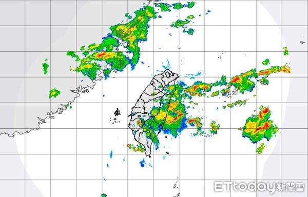 ▲▼受到鋒面影響，未來三天天氣仍不穩定。（圖／氣象局）