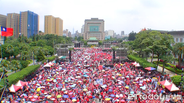 ▲▼【決戰2020-贏回台灣】凱道造勢大會。（圖／攝影中心攝）