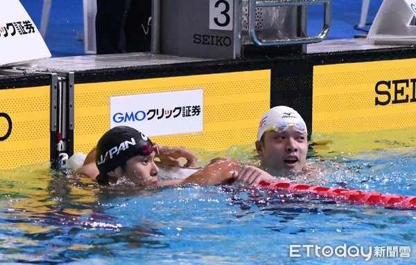 ▲2019年日本公開賽，吳浚鋒50公尺自由式銅牌。（圖／記者潘泓鈺攝）