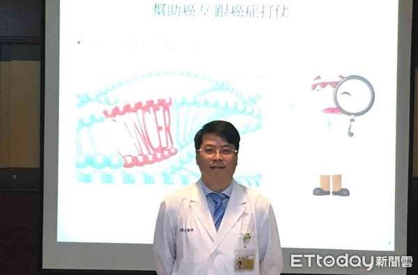 ▲李楊成副院長指出，透過全方位癌症基因檢測，找出基因突變點，精準用藥提高治癒機會。（圖／記者林悅攝）