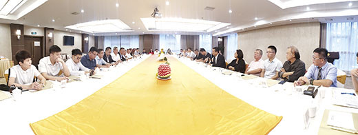 ▲金門縣長楊鎮浯登陸漳州,天福集團,金酒。（圖／金門縣政府）