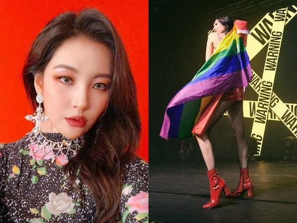 ▲宣美：我有不同面向，比方LGBT...話沒說完推特熱搜第一。（圖／翻攝自宣美IG）