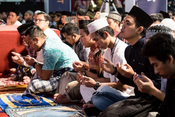 ▲千名印尼穆斯林，桃園舉行開齋會禮