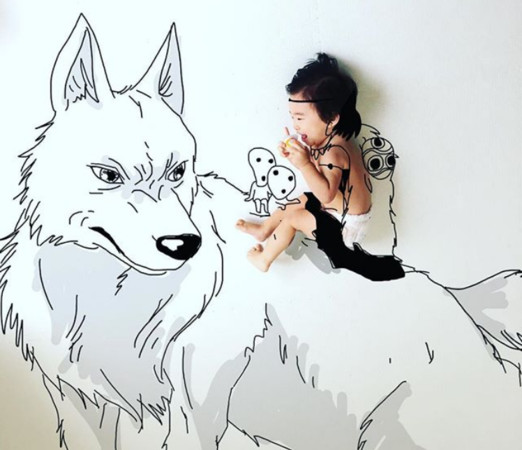 ▲▼ 日本一名家長的插畫功力讓人驚艷。（圖／翻攝IG@yota7454）