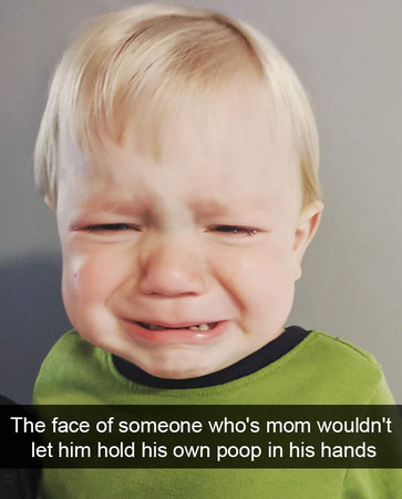 小孩哭哭的荒謬理由（圖／翻攝自Boredpanda）