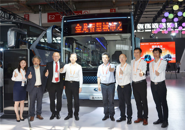 ▲金龍客車打造5G智能網聯公車　年底在廈門BRT投入使用50輛。（圖／翻攝金龍客車）