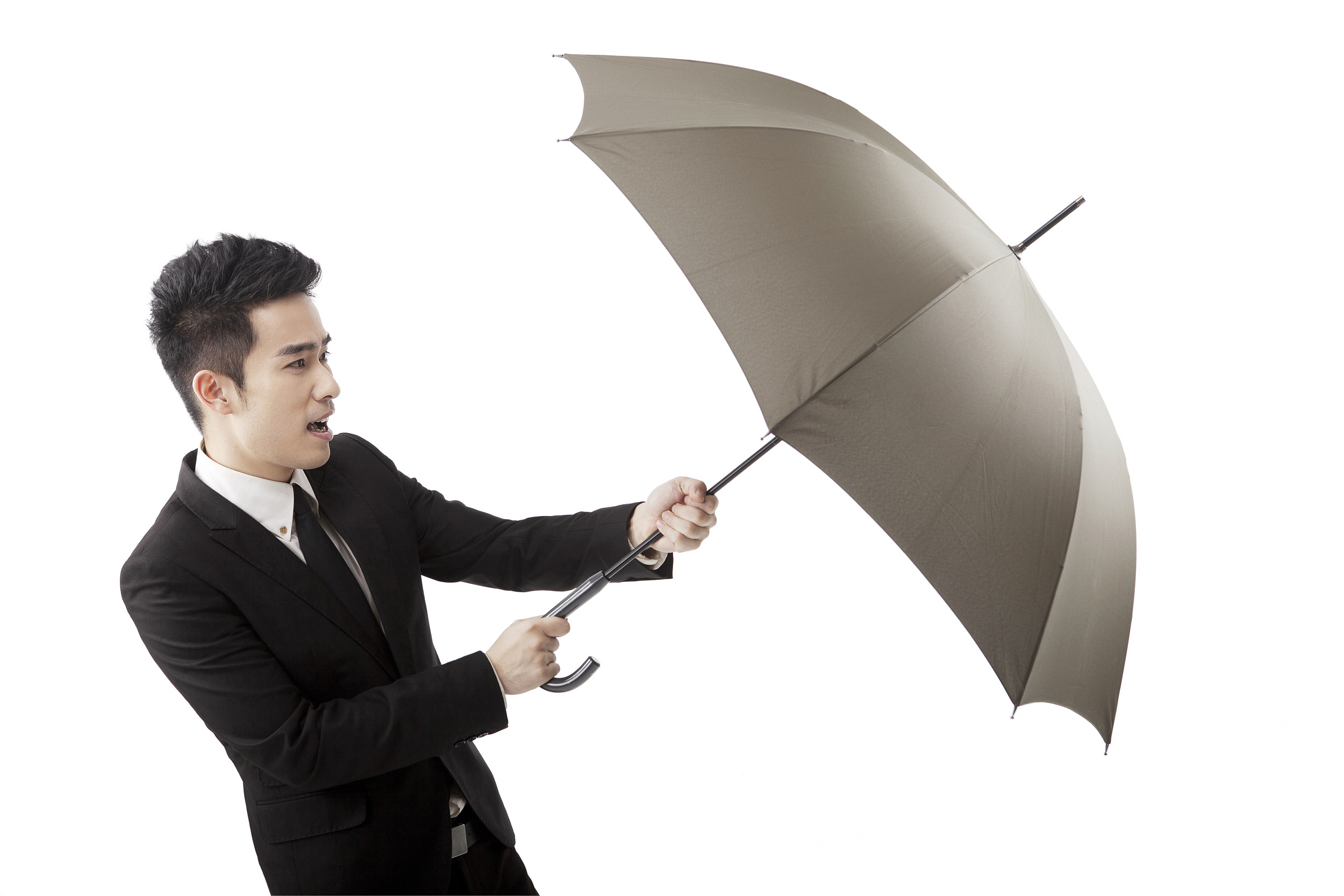 ▲▼ 撐傘,傘,男人。（圖／視覺中國）