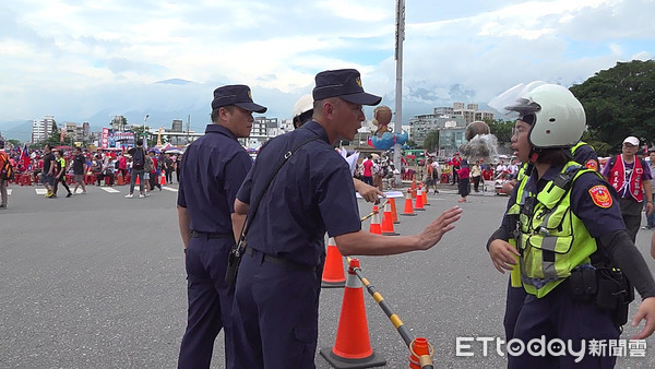 ▲▼東大門警力             。（圖／記者賴君欣攝）