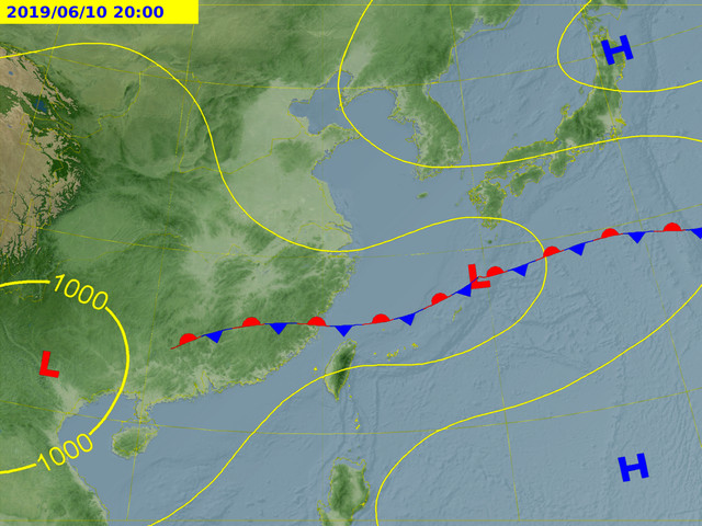 天氣圖。（圖／氣象局） 