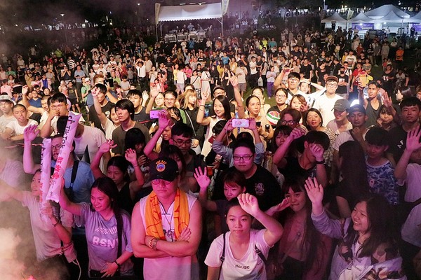 ▲▼ 「重生電音祭2019野餐派對」於嘉義市文化公園熱鬧舉行。（圖／記者翁伊森翻攝，下同）